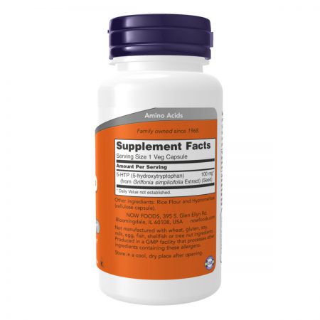 5-HTP, 100mg, 60 Veg Capsules
