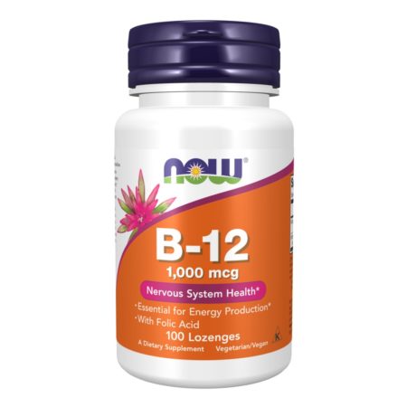 B-12, 1,000mcg, 100 Lozenges