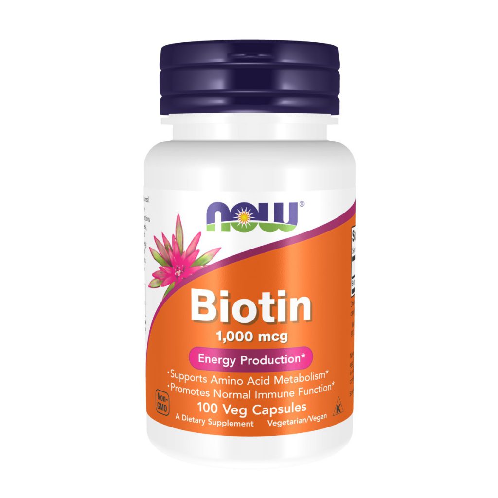 Biotin, 1,000mcg, 100 Veg Capsules