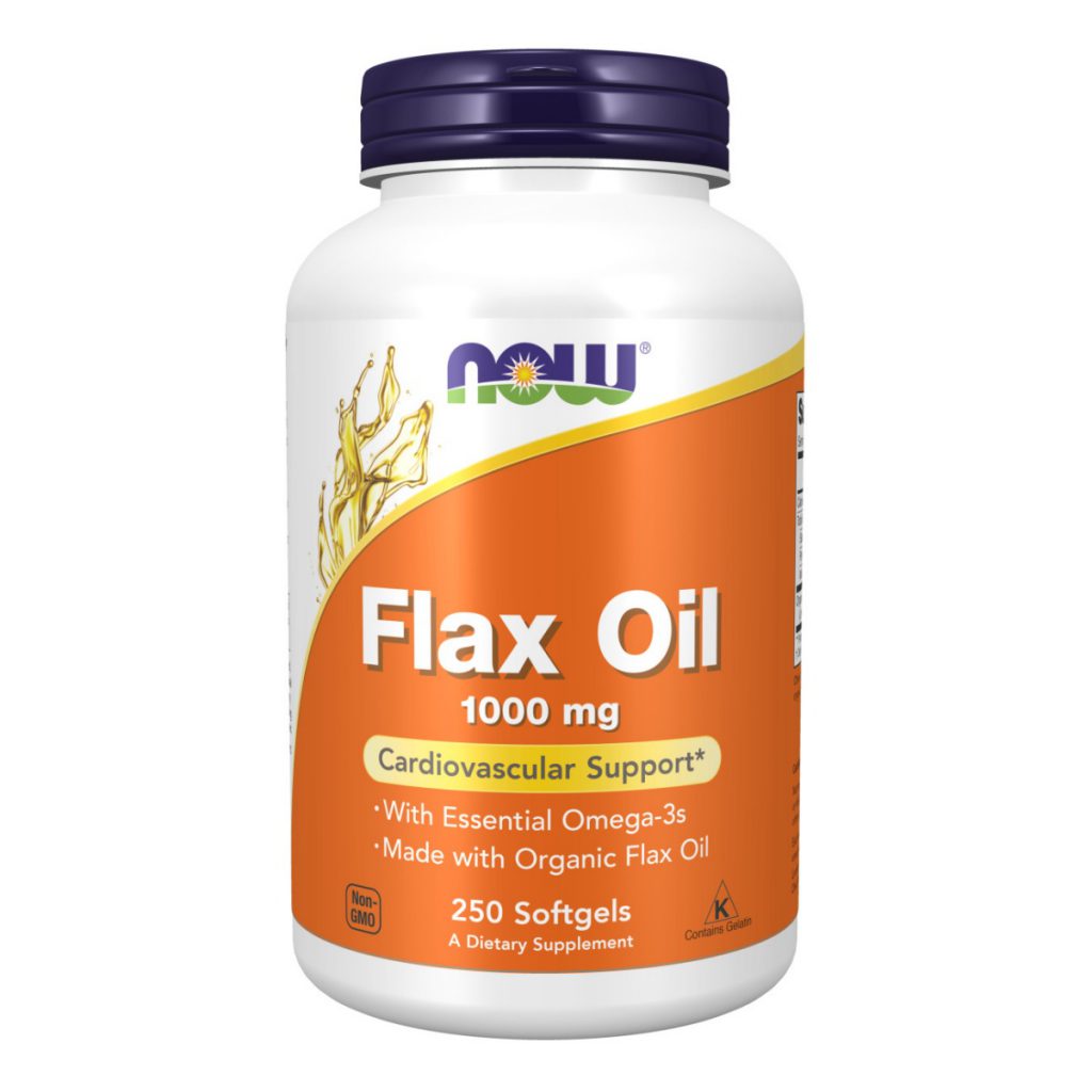 Flax Oil, 1,000mg Organic 250 Softgels