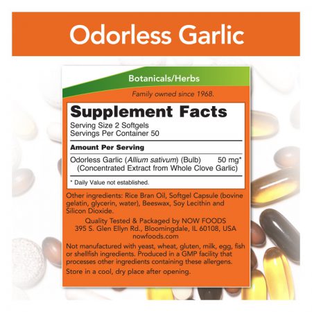 Garlic, Odorless