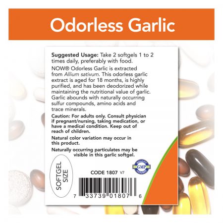 Garlic, Odorless