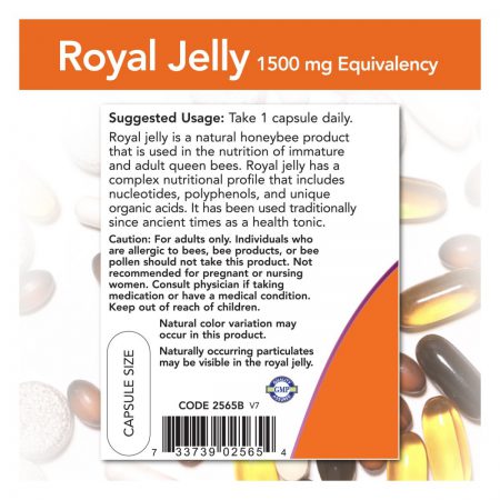 Royal Jelly, 1500mg, 60 Veg Capsules