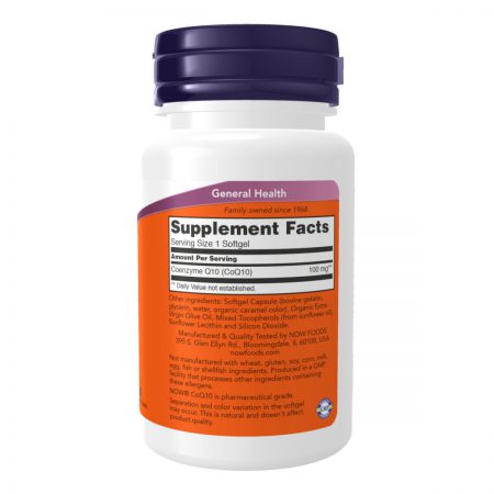 Coenzyme Q-10, 100mg, 50 Softgels