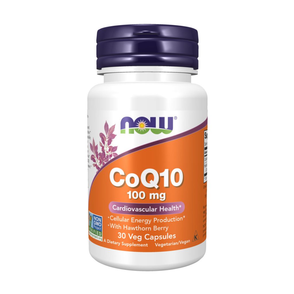 Coenzyme Q-10, 100mg w/ 400mg Hawthorn Berry, 30 Veg Capsules