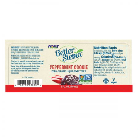 BetterStevia® Peppermint Cookie Zero-Calorie Liquid Sweetener, 2oz