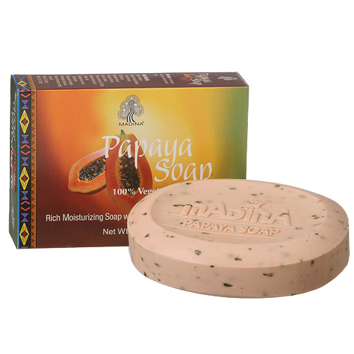 All Natural Soap, Papaya, 3.5oz Bar