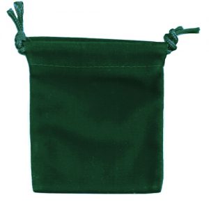 Suede-Velvet Drawstring Bags