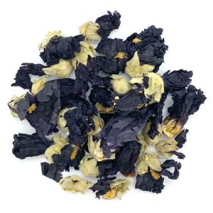 Malva Flowers, Black Whole