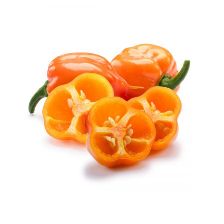 Habanero, Orange Baccatum Chili Pepper Seeds, Hot Hot Hot