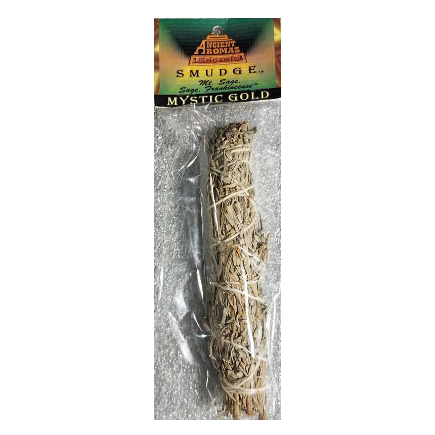 Mystic Gold with Frankincense Smudge Stick, 5in-6in