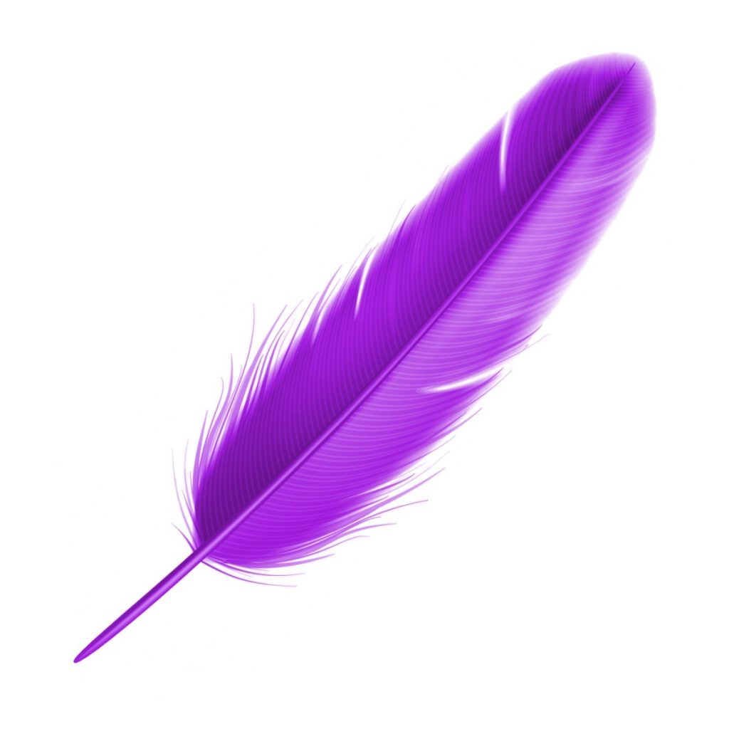 Feathered Pen, Purple