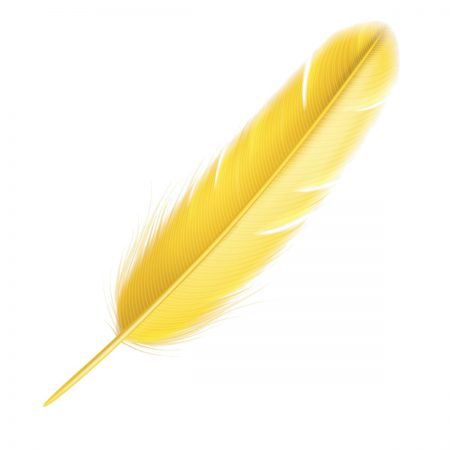 Feathered Pen, Yellow