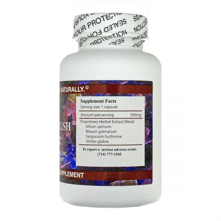 Heavy Metal Flush (Dr. Chi's), 500mg, 120 Capsules