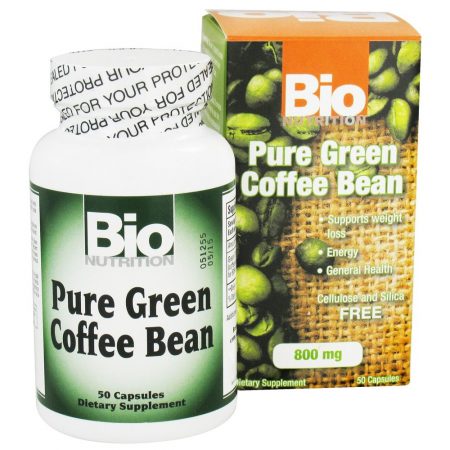 Green Coffee Bean, Pure, 400mg, Bio-Nutrition, 50 Capsules