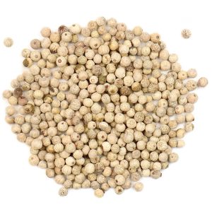 Peppercorns, White Muntok, Whole