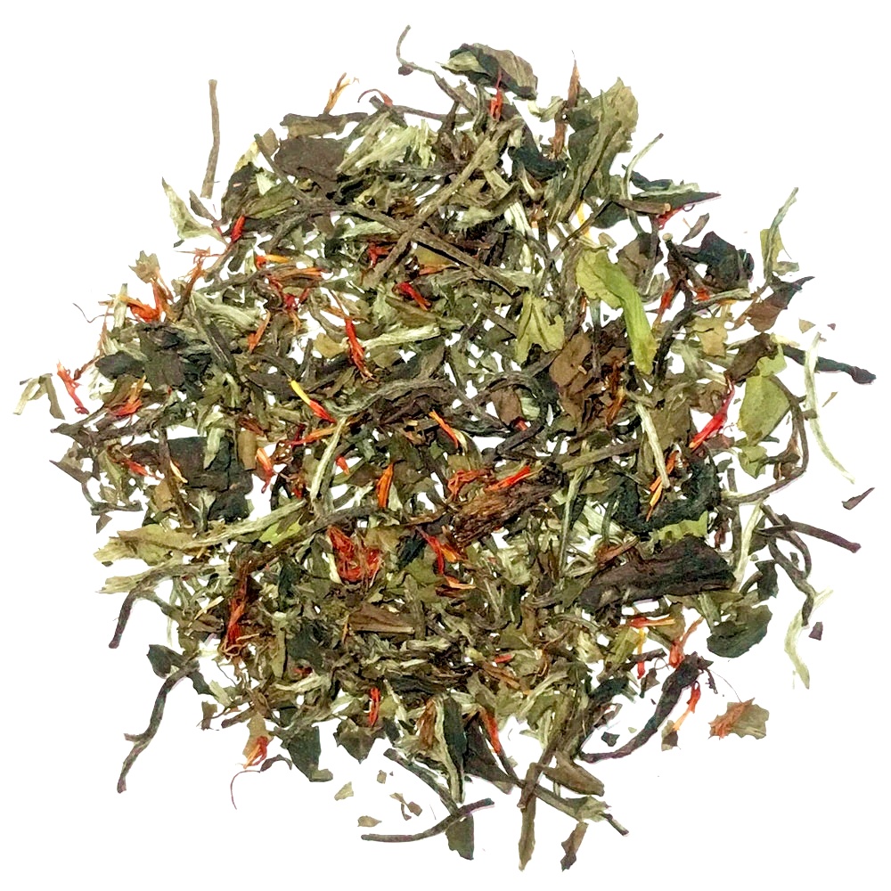 China Pai Mu Tan, Pomegranate White Tea