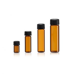 Perfume Bottles, Amber Glass